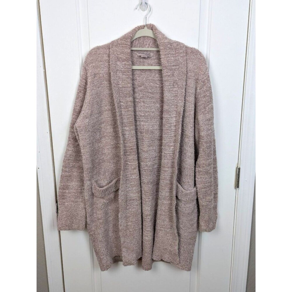 Barefoot Dreams | Cozychic Mauve Open Front Cardigan Cozy Sweater Size Medium